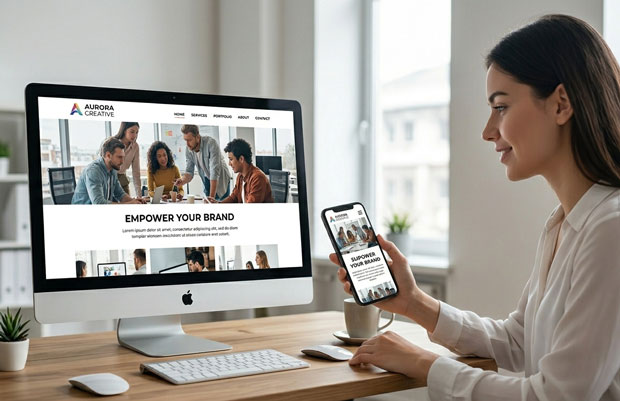 Responsive Website design and development service by Jaya Creator Digital Agency