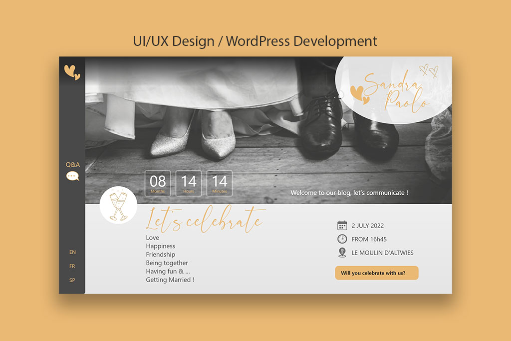 Ui Ux design and wordpress development by Jayacreator